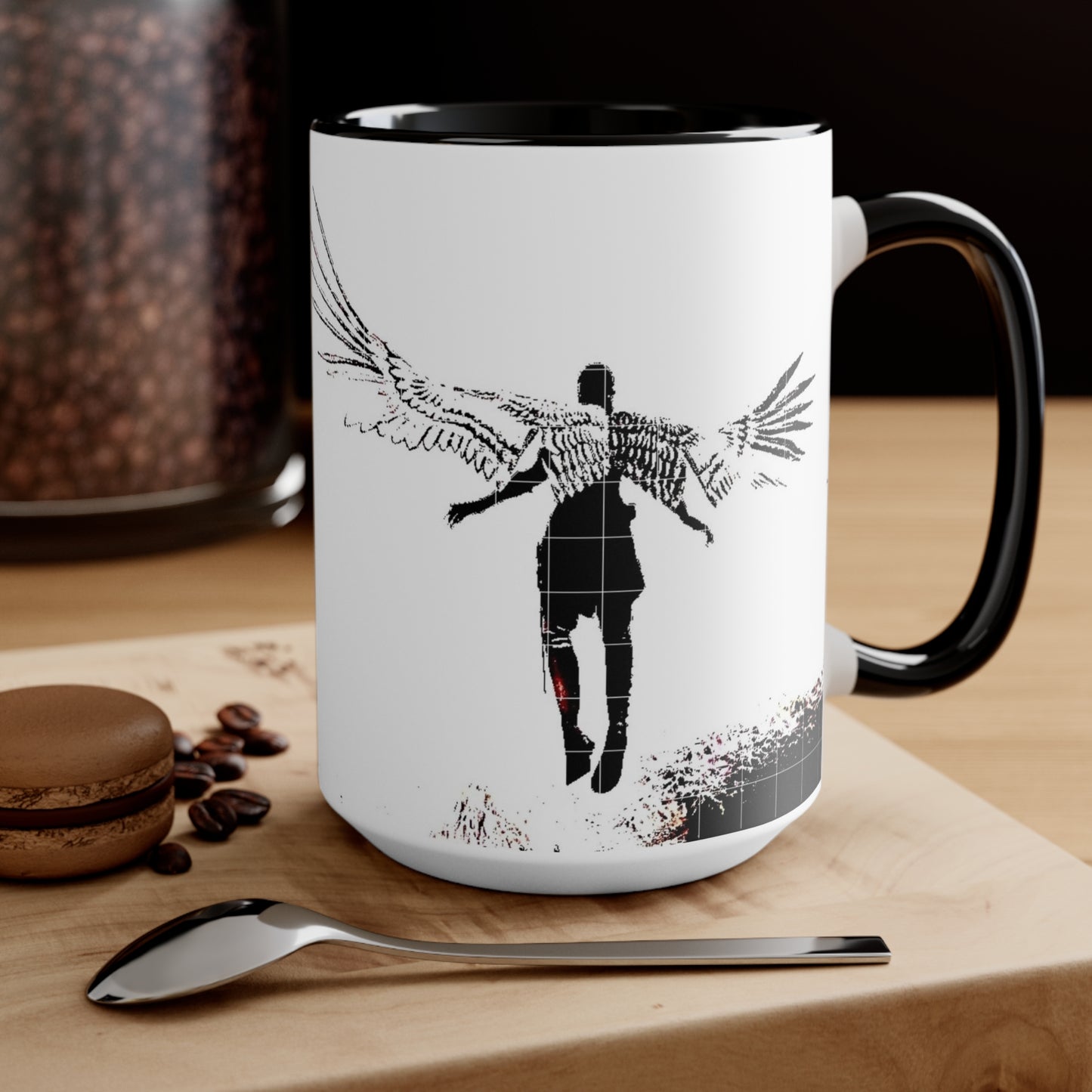 I'm flying ADM mug, - 15oz Black
